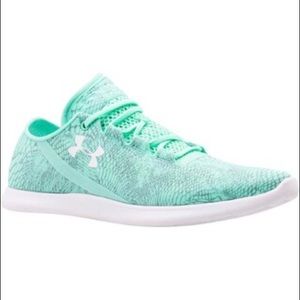 Under Armour light green shoes
